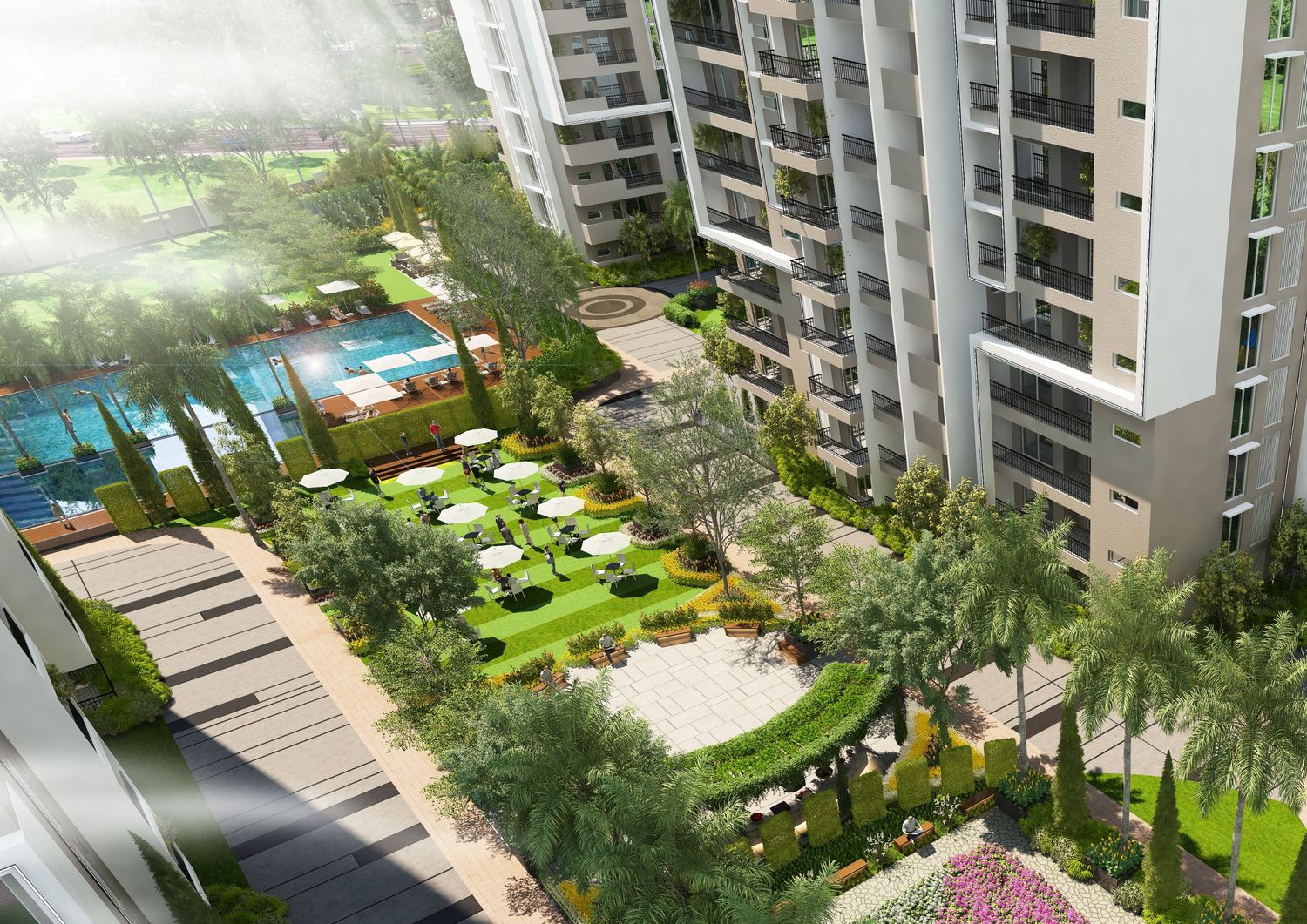 Party lawn and event space